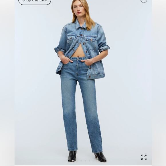 Madewell 90s Straight Jeans Size 33 - Picture 1 of 8
